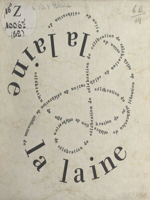 cover image of Célébration de la laine